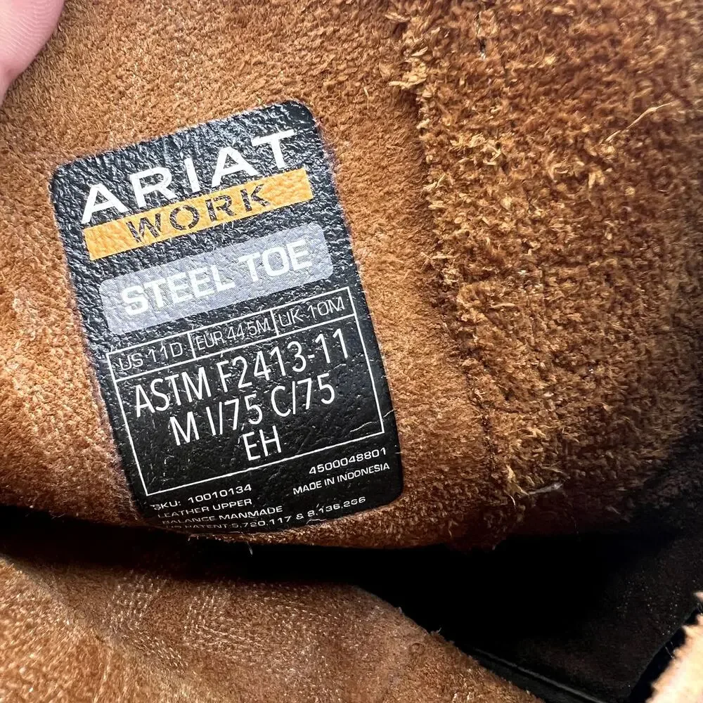 ARIAT Sierra EH Wellington Steel Toe Mens Work Boots